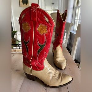 Vintage Ralph Lauren Western Cowboy Boot Size 6.5